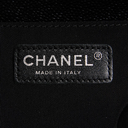 Chanel Caviar Quilted Medium Boy Flap Black 6 of 7