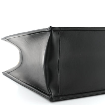 Christian Dior Calfskin Macro Cannage Medium Book Tote Black 8 of 10