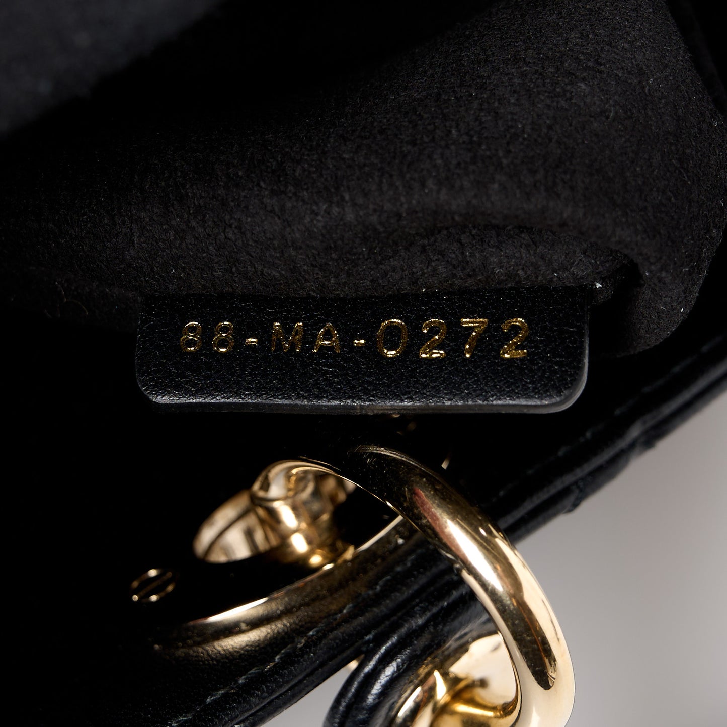 Lambskin Cannage Medium Lady Dior Black