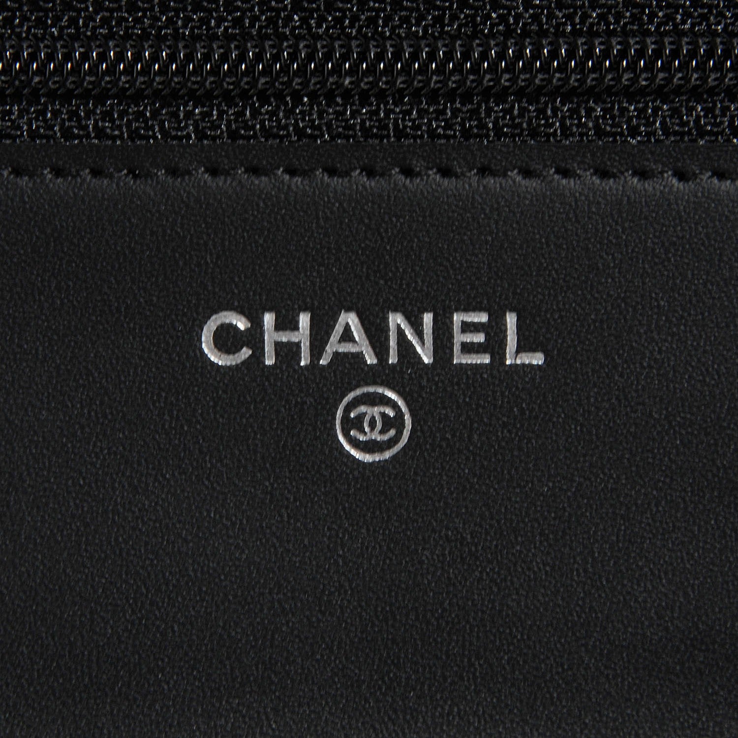 Chanel Caviar Timeless CC Wallet on Chain WOC Black 6 of 9