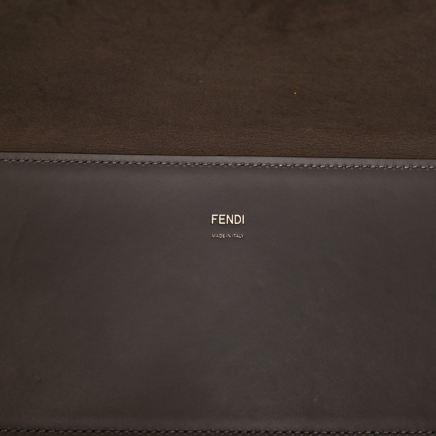 Fendi Vitello King Plexiglass Logo Embossed Medium Fendi Sunshine Shopper Tote Moon 5 of 8