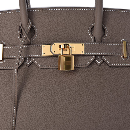 Hermes Togo Birkin 30 Etoupe 33 of 33