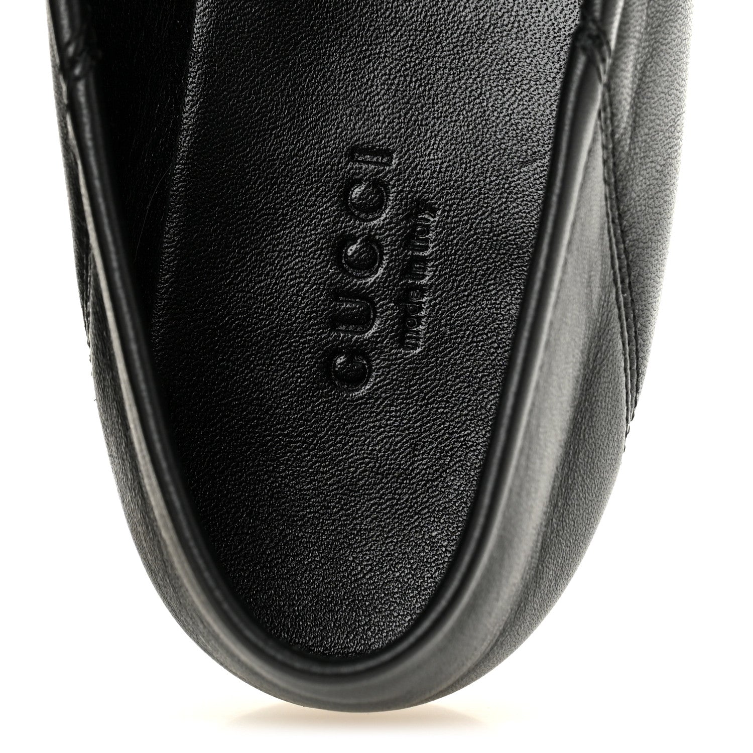 Gucci Lambskin Womens Brixton Horsebit Loafers 40.5 Black 7 of 10