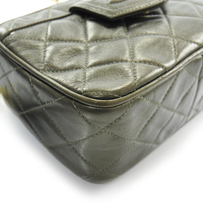 Chanel Quilted Lambskin Tassel Shoulder Bag Metallic 5 of 11