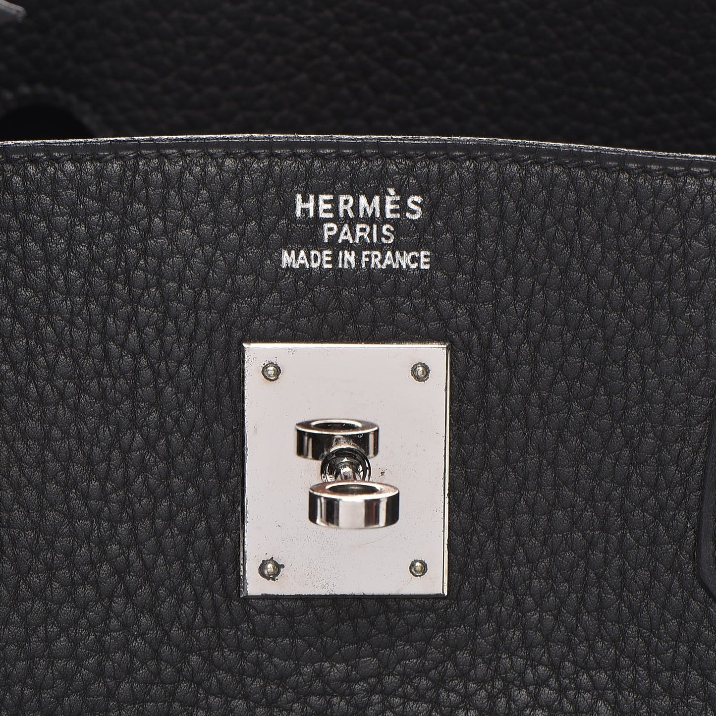 Taurillon Clemence Birkin 40 Black