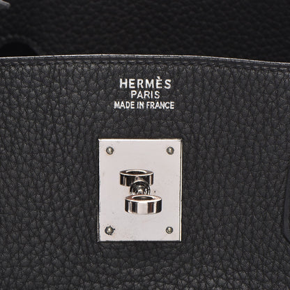 Hermes Taurillon Clemence Birkin 40 Black 14 of 36