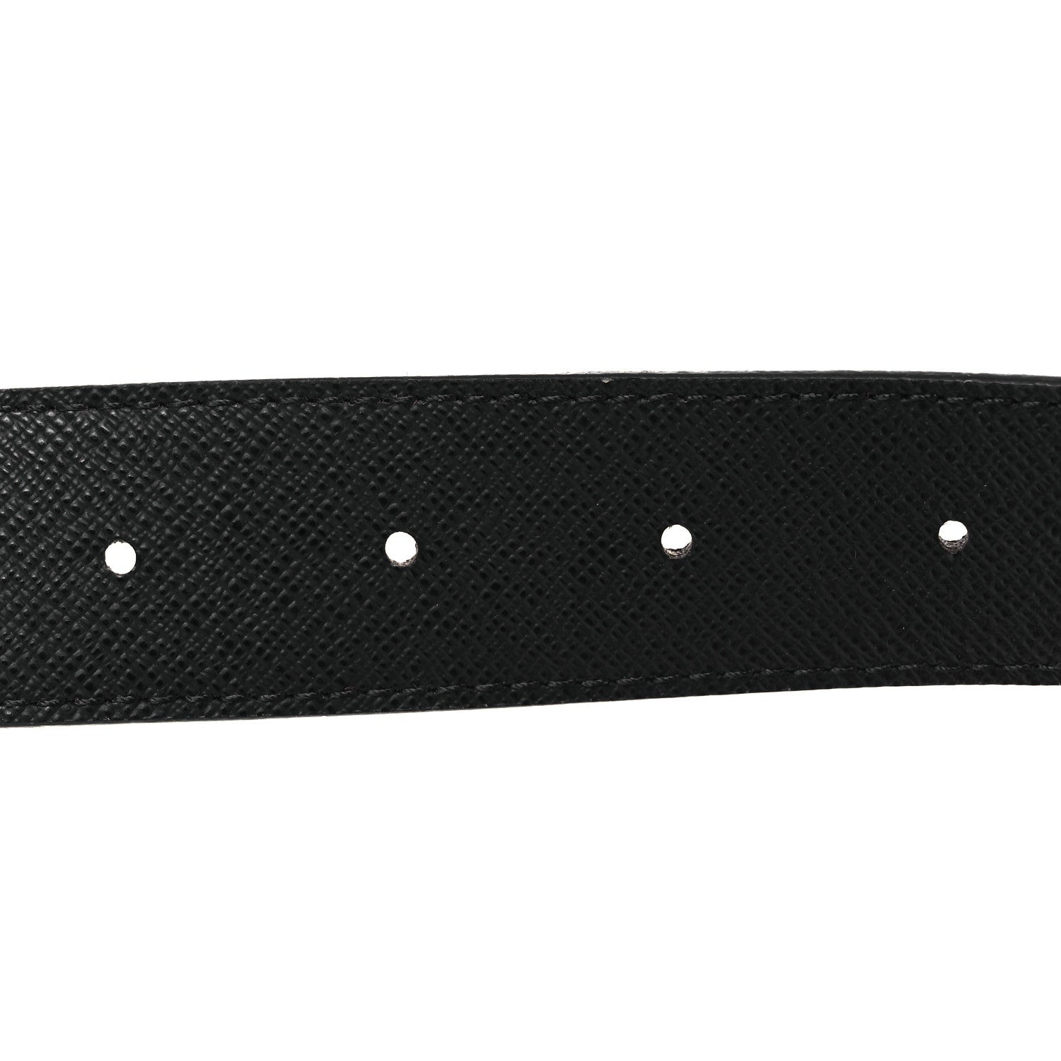 Louis Vuitton Calfskin Monogram 30mm LV Initiales Reversible Belt 85 34 Black 6 of 8