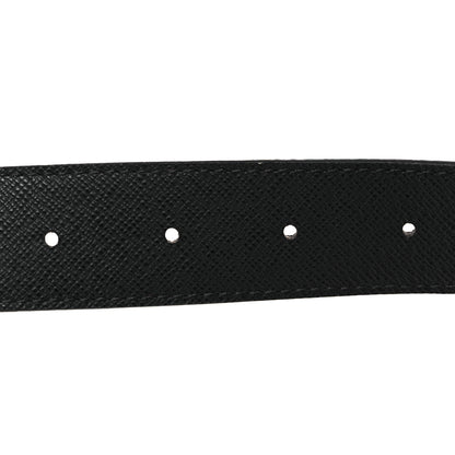 Louis Vuitton Calfskin Monogram 30mm LV Initiales Reversible Belt 85 34 Black 6 of 8