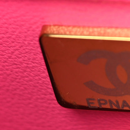 Chanel Caviar Quilted Mini Coco Handle Flap Rose 6 of 8