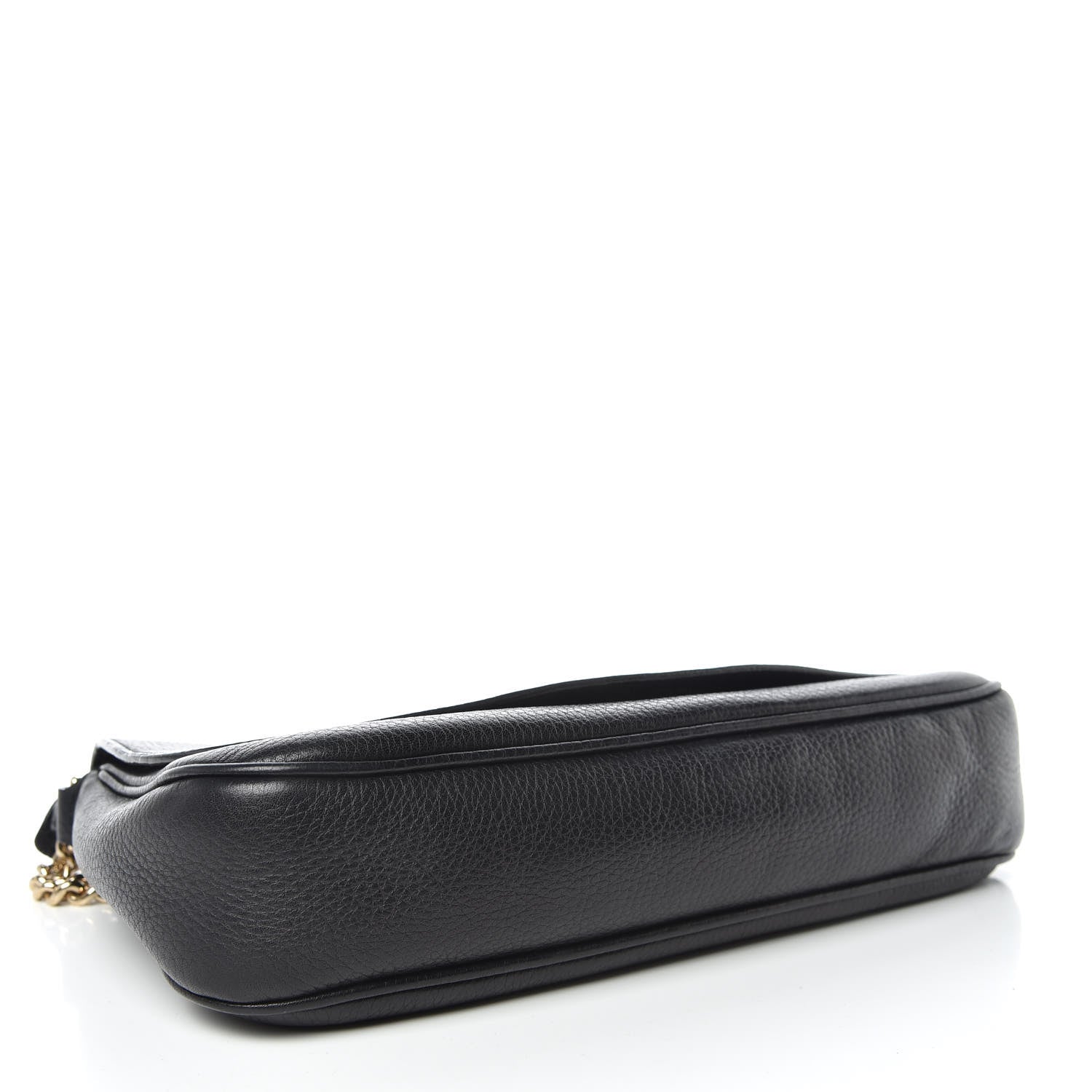 Gucci Pebbled Calfskin Medium Soho Flap Crossbody Black 4 of 10