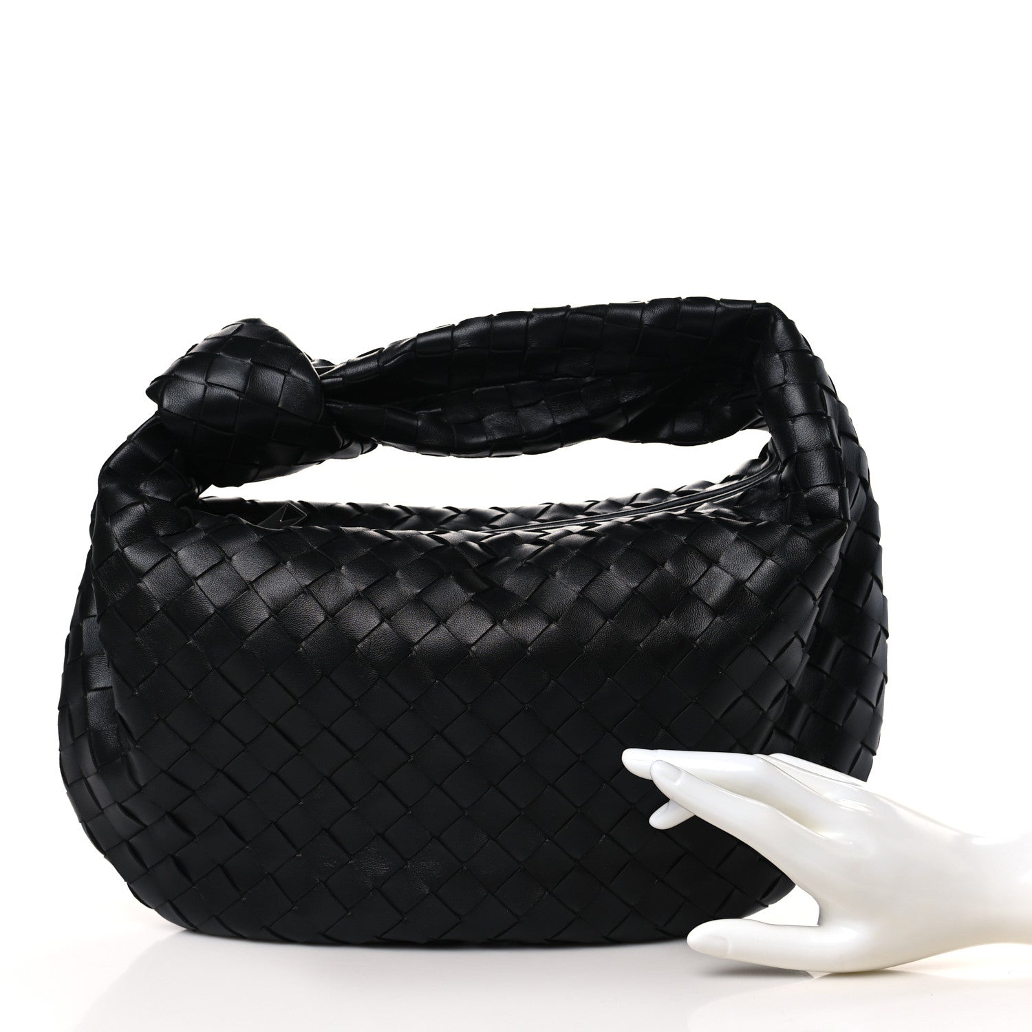 Bottega Veneta Nappa Intrecciato Teen Jodie Hobo Black 3 of 10
