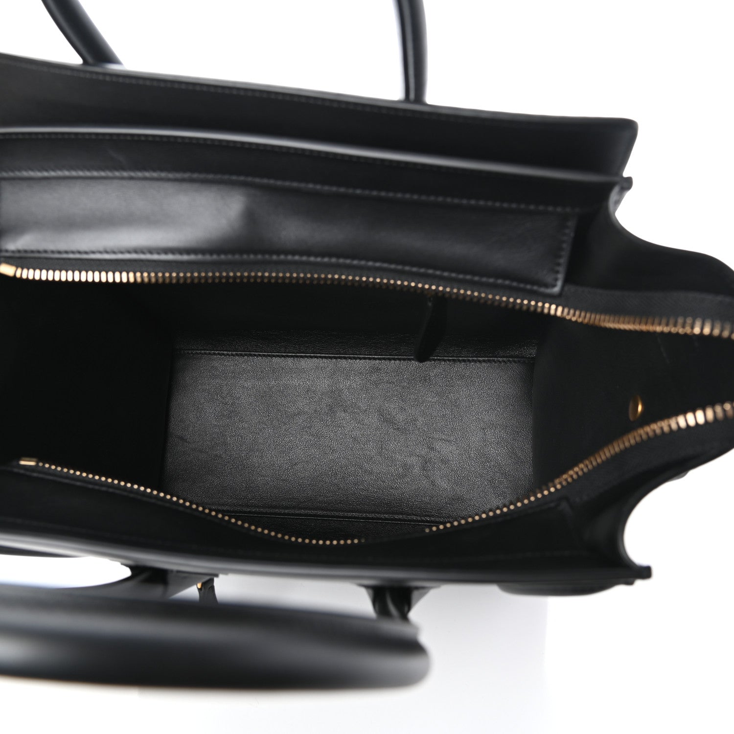 Celine Smooth Calfskin Micro Luggage Black 5 of 9