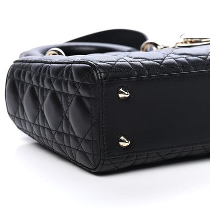 Christian Dior Lambskin Cannage Small My ABCDior Lady Dior Black 8 of 10