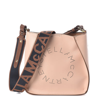 Stella McCartney Eco Alter Nappa Perforated Logo Tiny Crossbody Blush Pink 1 of 8