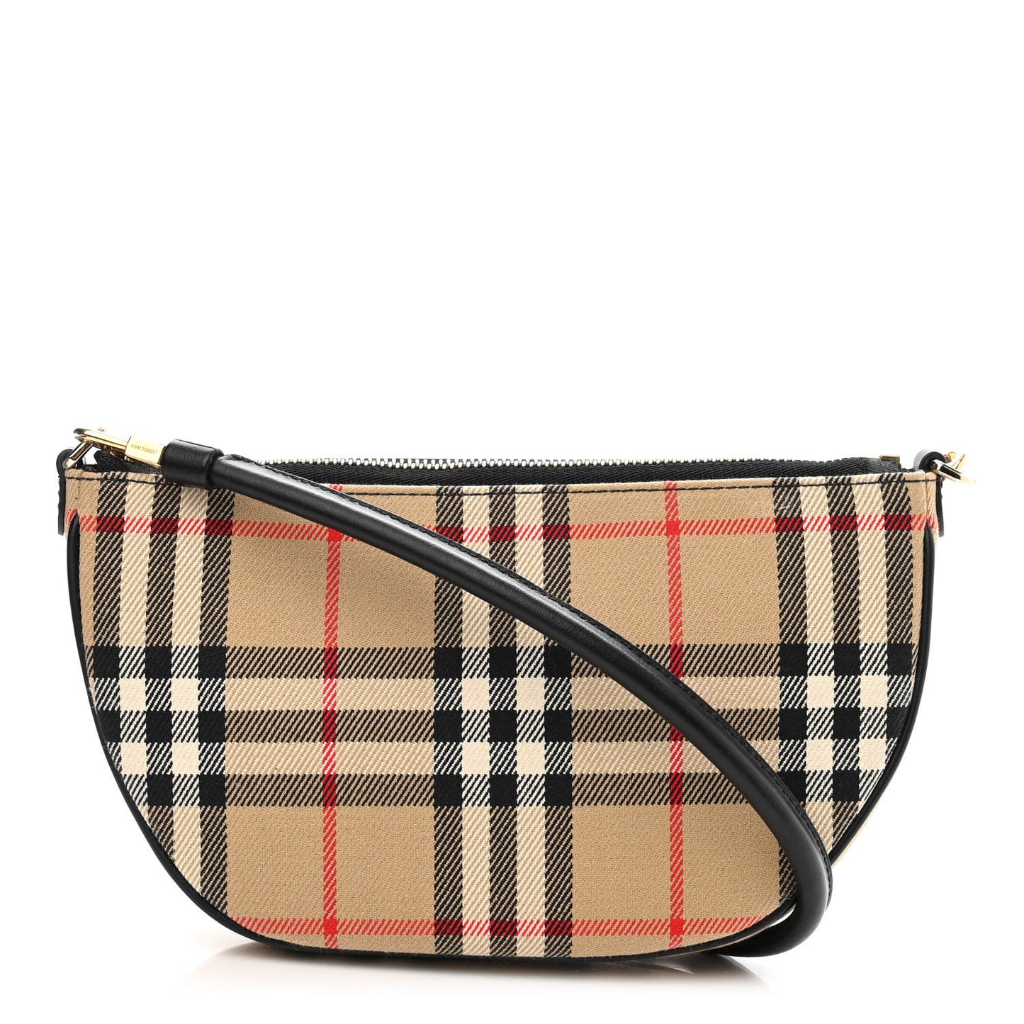 Vintage Check Calfskin Olympia Pouch Archive Beige