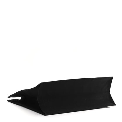 Saint Laurent Canvas Noe Striped Tote Black White 4 of 10