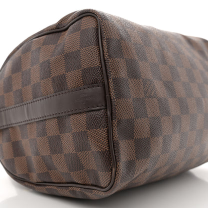 Louis Vuitton Damier Ebene Speedy Bandouliere 25 9 of 13