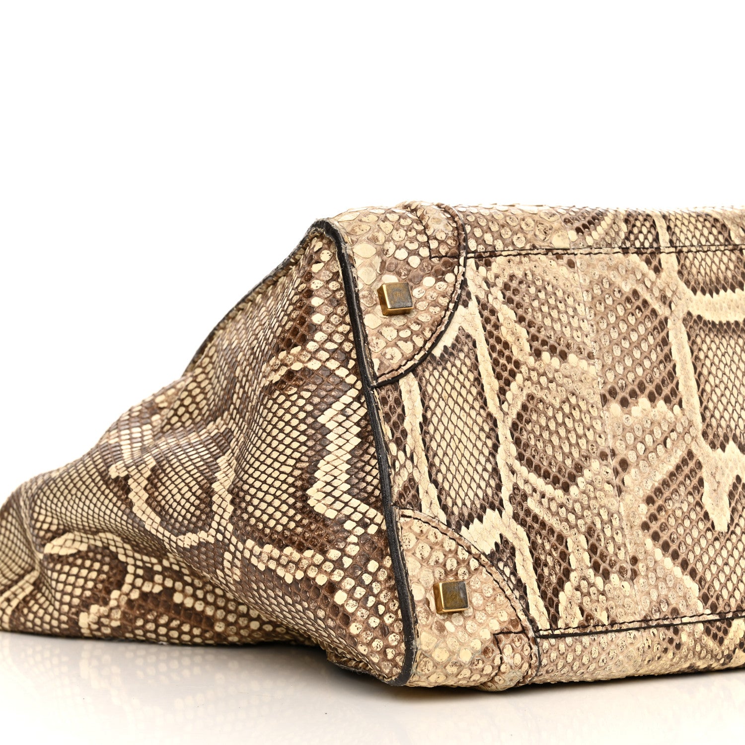 Celine Snakeskin Mini Luggage Beige 8 of 18