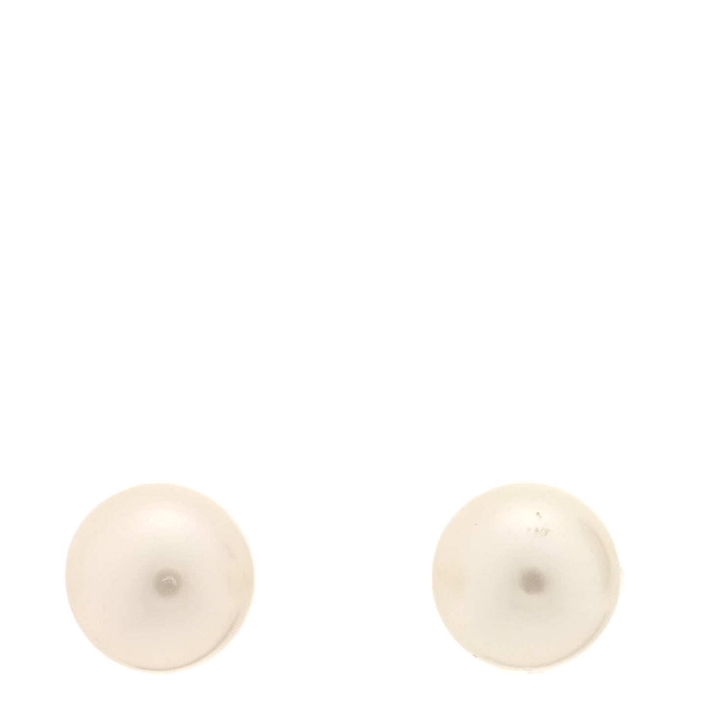 18K Yellow Gold Akoya Pearl 7-7.5mm Stud Earrings
