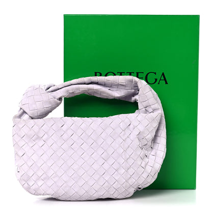 Bottega Veneta Suede Calfskin Intrecciato Teen Jodie Hobo Mirth Washed 12 of 12