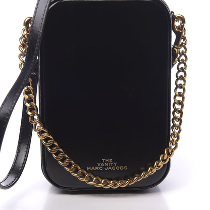 Marc Jacobs Smooth Calfskin The Vanity Crossbody Bag Black 9 of 11