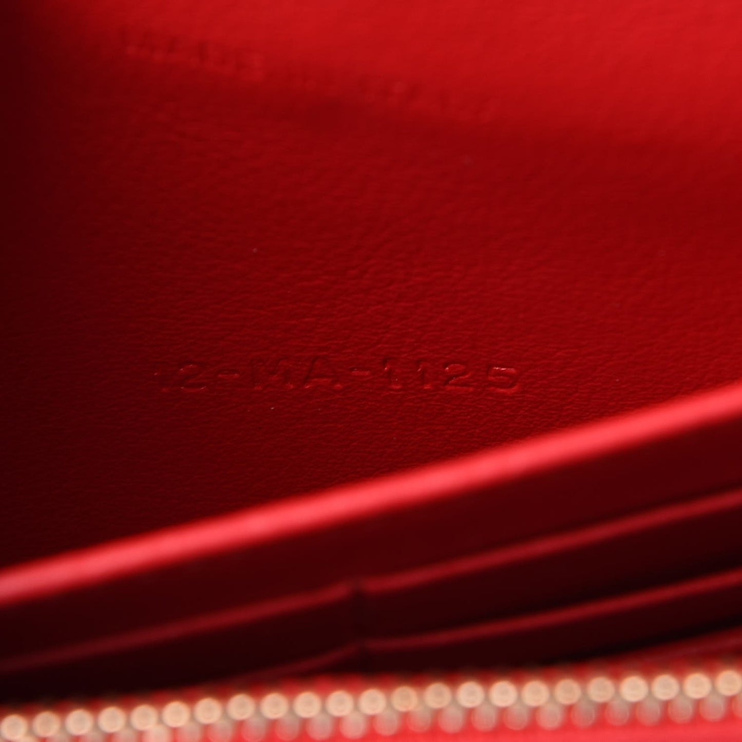 Patent Cannage Miss Dior Promenade Pouch Red