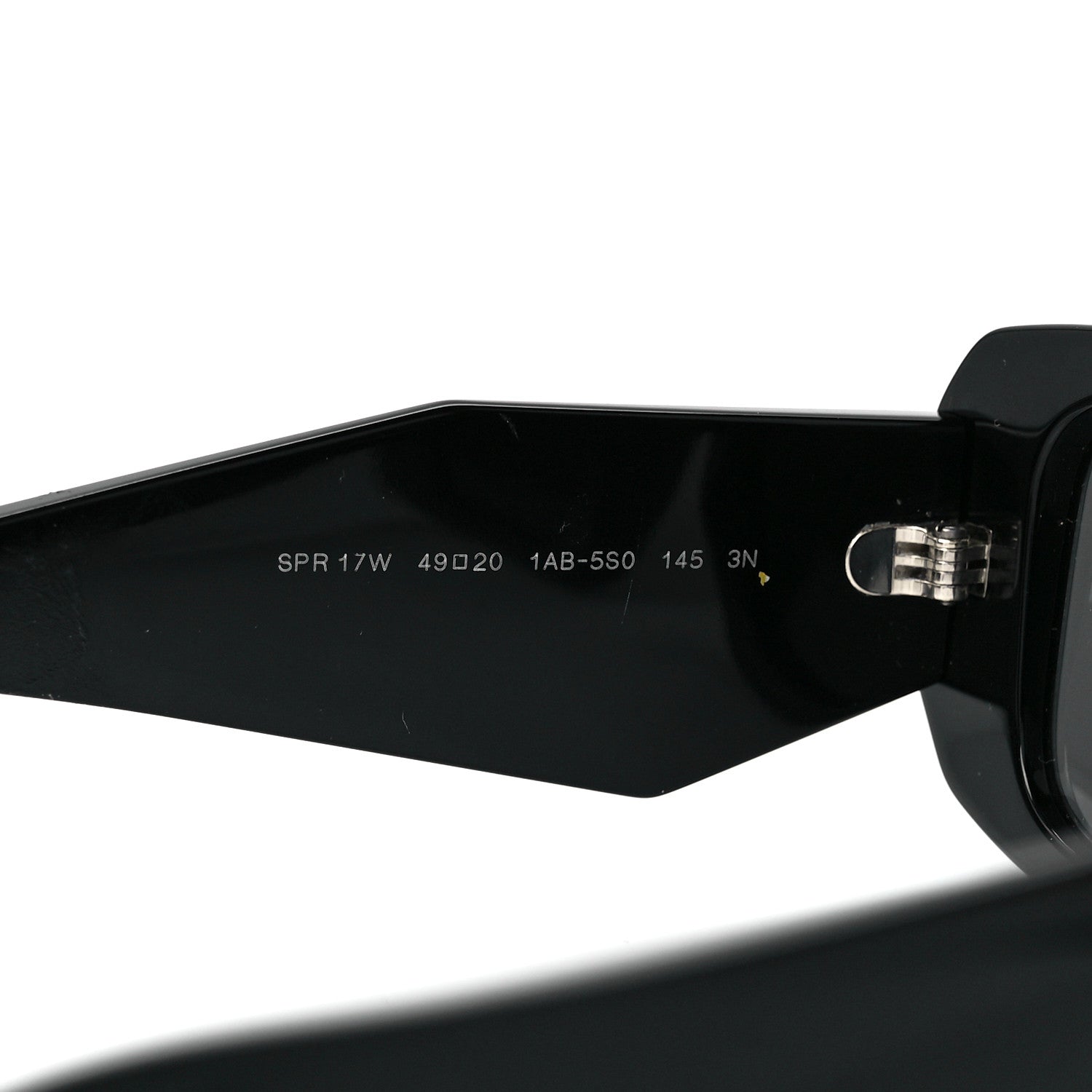 Prada Acetate Symbole Sunglasses SPR 17W Black 5 of 6