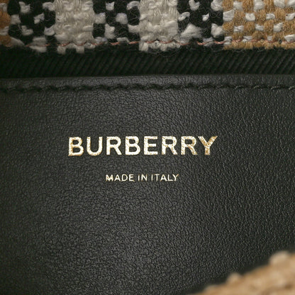 Burberry Calfskin Boucle Check Small Lola Chain Bag Archive Beige 5 of 8