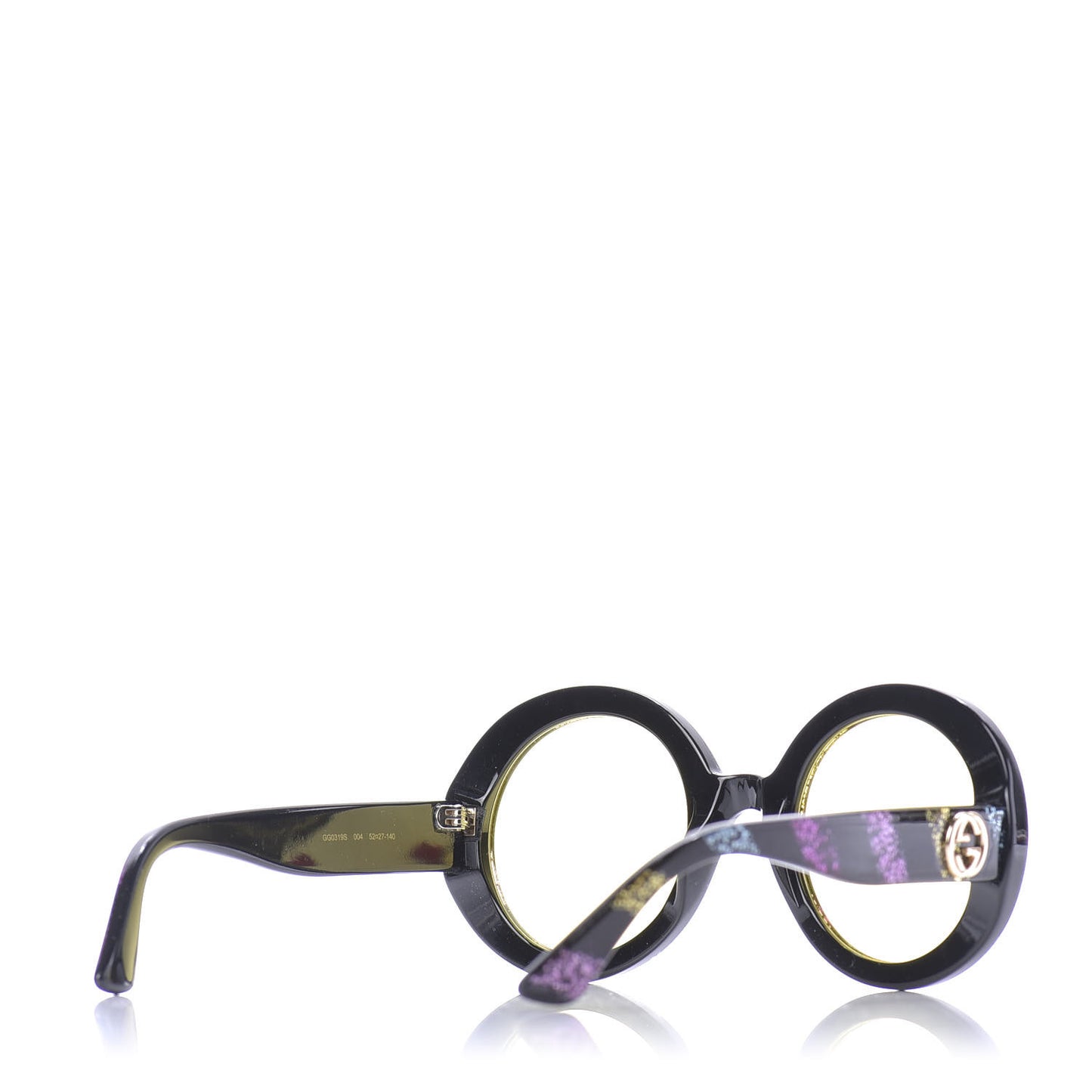 Acetate Round Glitter GG0319S Sunglasses Rainbow