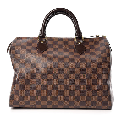 Louis Vuitton Damier Ebene Speedy 30 1 of 15