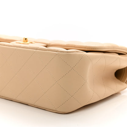 Chanel Lambskin Quilted Jumbo Double Flap Beige Clair 10 of 10