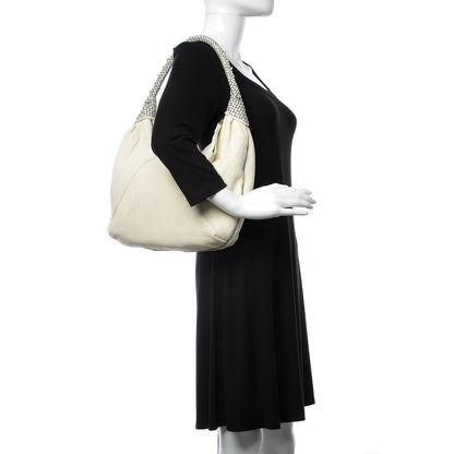 Fendi Nappa Nuvolata Spy Hobo White 2 of 12