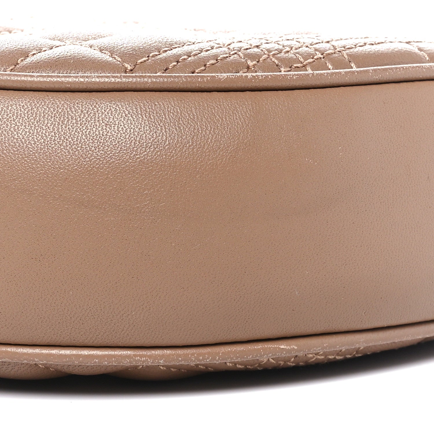 Burberry Lambskin Quilted New Louise Bag Camel 10 of 11