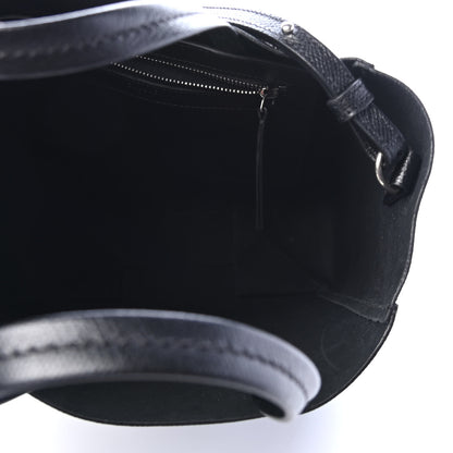 Celine Grained Calfskin Small Vertical Cabas Black 4 of 4