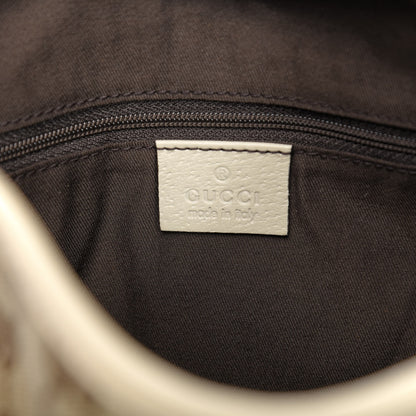 Gucci Monogram Medium Abbey D Ring Hobo Off White 6 of 15