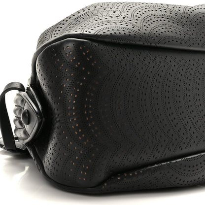 Alaia Calfskin Laser Cut Samia Clutch Black 7 of 8