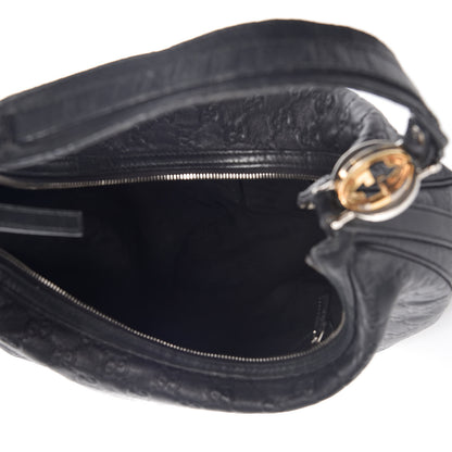 Gucci Guccissima Large GG Twins Hobo Black 7 of 16
