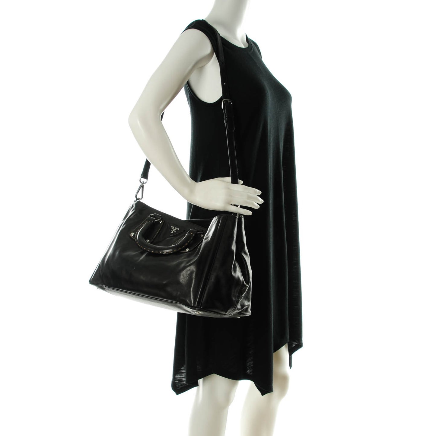 Soft Calf Tote Nero Black