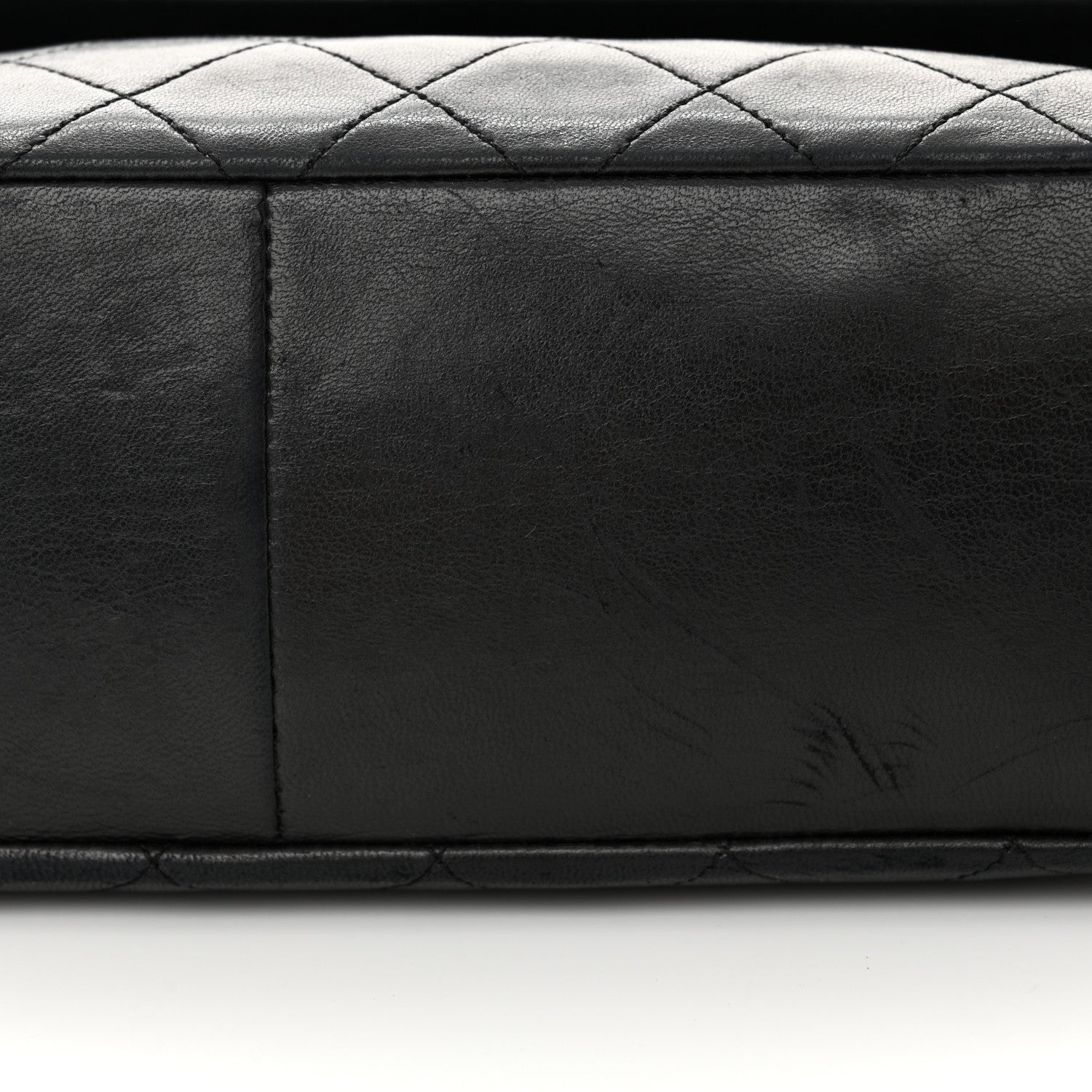 Chanel Lambskin Quilted Medium Single Flap Black 15 of 19
