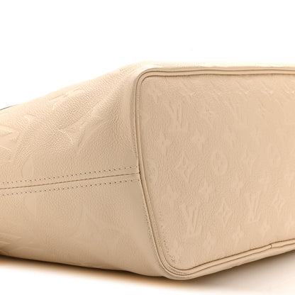 Louis Vuitton Empreinte Monogram Giant Neverfull MM Cream 9 of 10