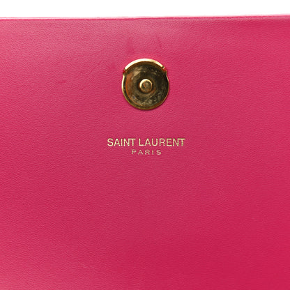 Saint Laurent Smooth Calfskin Medium Classic Monogram Kate Tassel Satchel Fuchsia 7 of 11