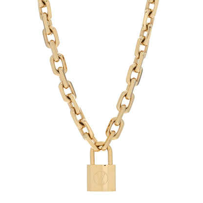 Louis Vuitton LV Edge Necklace Cadenas Gold 1 of 4