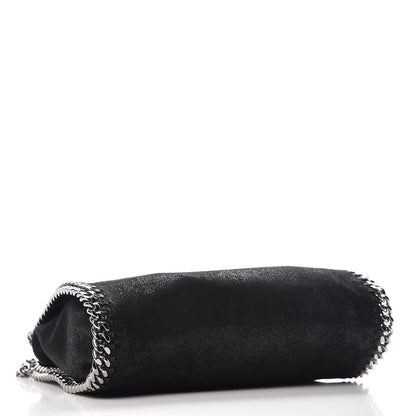 Stella McCartney Shaggy Deer Mini Falabella Fold Over Tote Black 5 of 9