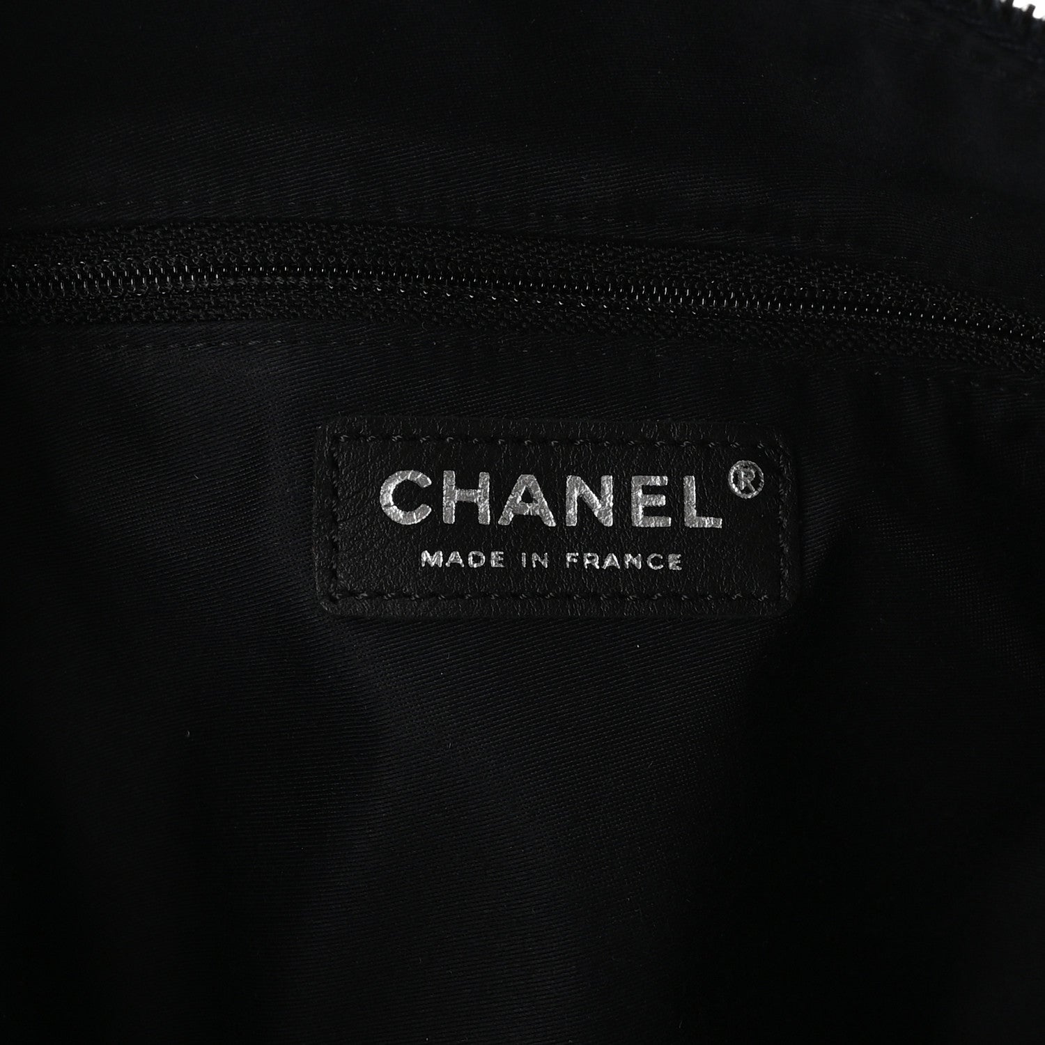 Chanel Tweed Lambskin Large Girl Bag Navy Blue Pink 6 of 10
