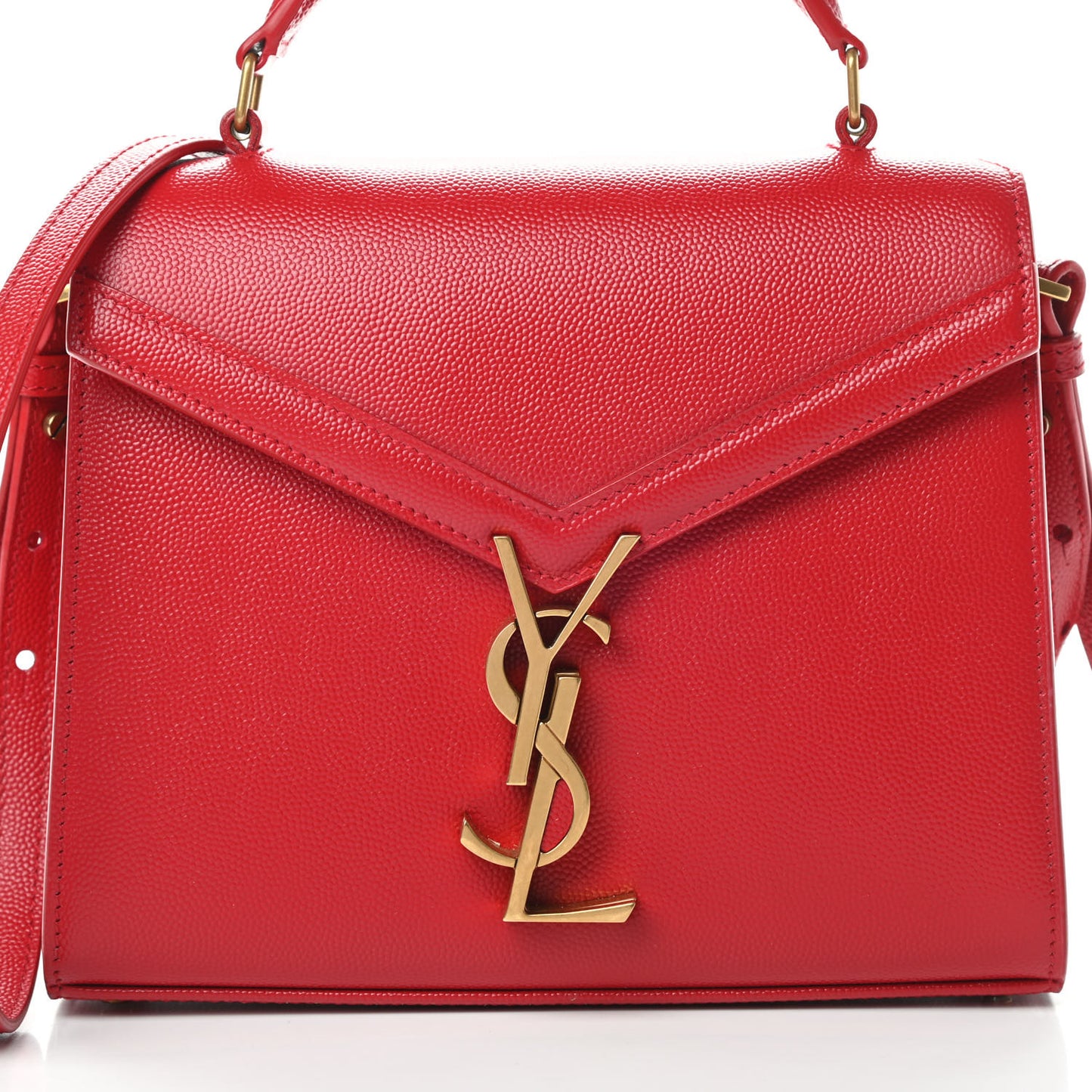 Grain de Poudre Mini Classic Monogram Cassandra Top Handle Red