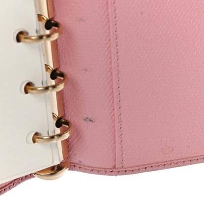 Chanel Grained Calfskin CC Button Pocket Agenda Cover Pink 26 of 28