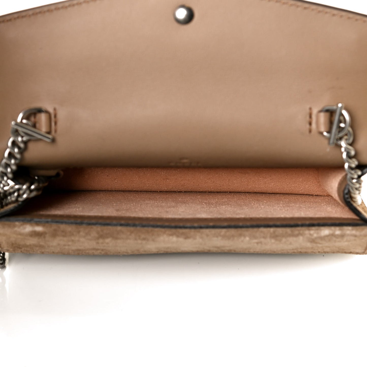 GG Supreme Monogram Super Mini Dionysus Shoulder Bag Taupe