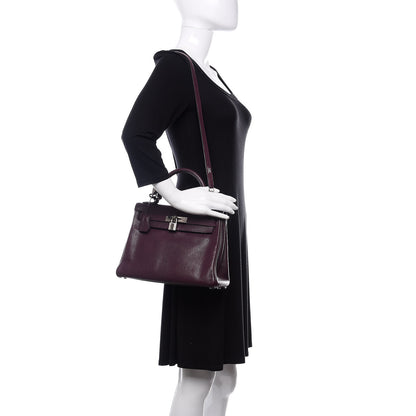 Hermes Chevre Mysore Kelly Retourne 28 Raisin 2 of 12