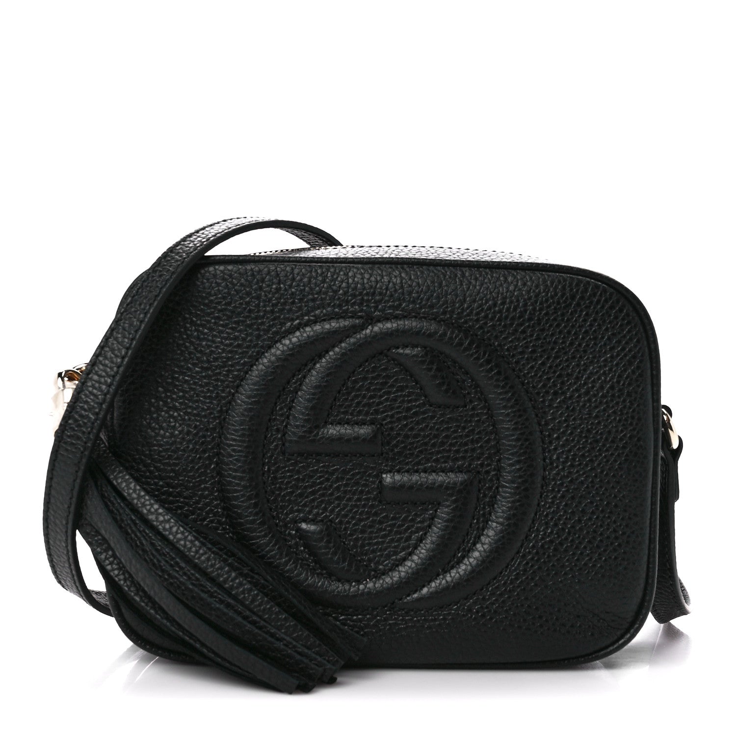 Gucci Pebbled Calfskin Small Soho Disco Bag Black 1 of 12