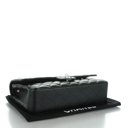 Chanel Caviar Quilted Medium Double Flap Black 4 of 8